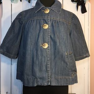 Cato Woman Denim Cropped Blazer 18/20